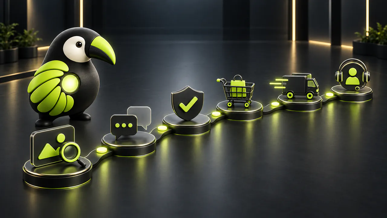 Der NeXify Companion begleitet eine zusammenhängende digitale Kundenreise